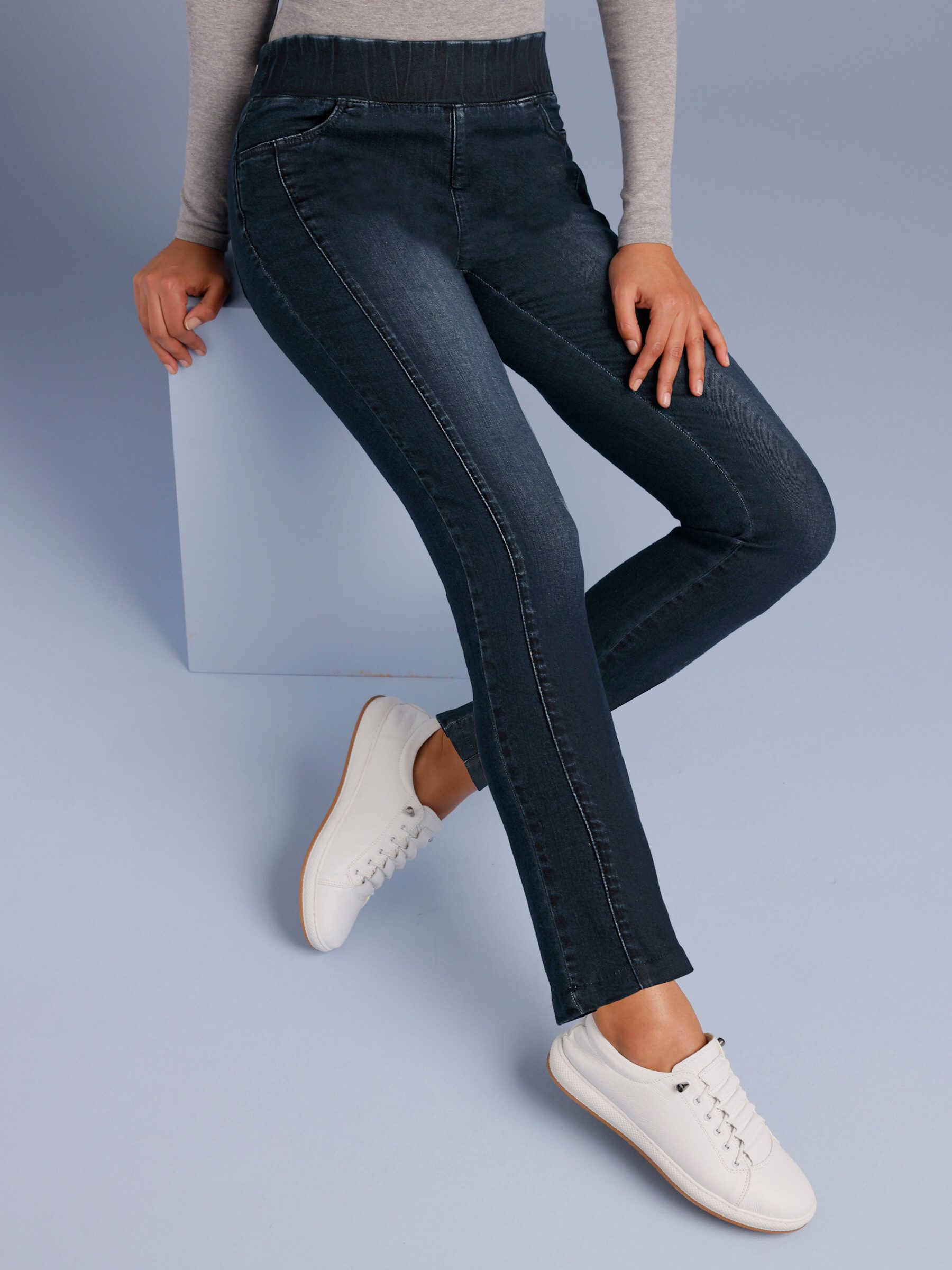 creation L Bequeme Jeans Baumwoll-Lyocell-Jeans komfortabel – Bild 3 von 5