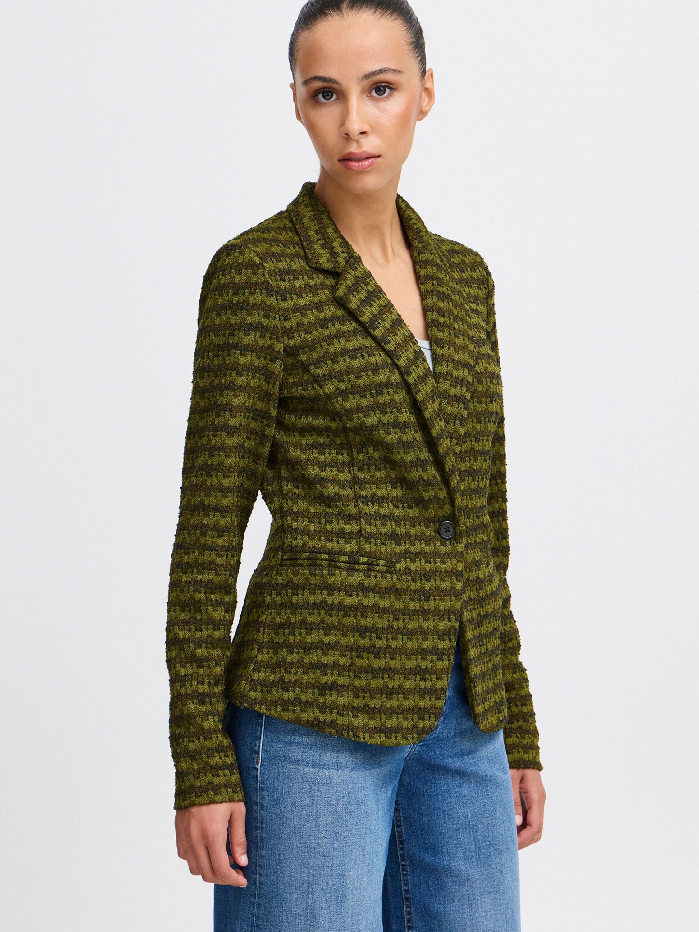Ichi Kurzblazer IH KATE MOSLEY (1-tlg) Plain/ohne Details