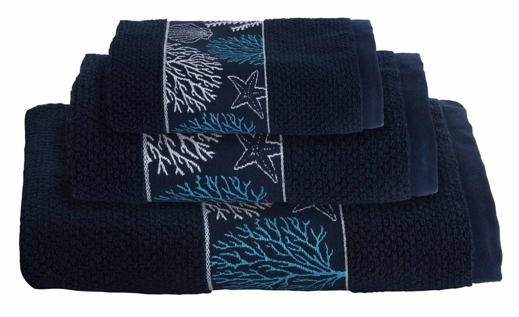 Handtuch Set Handtuch Set 3 Stück Ibiza Blue