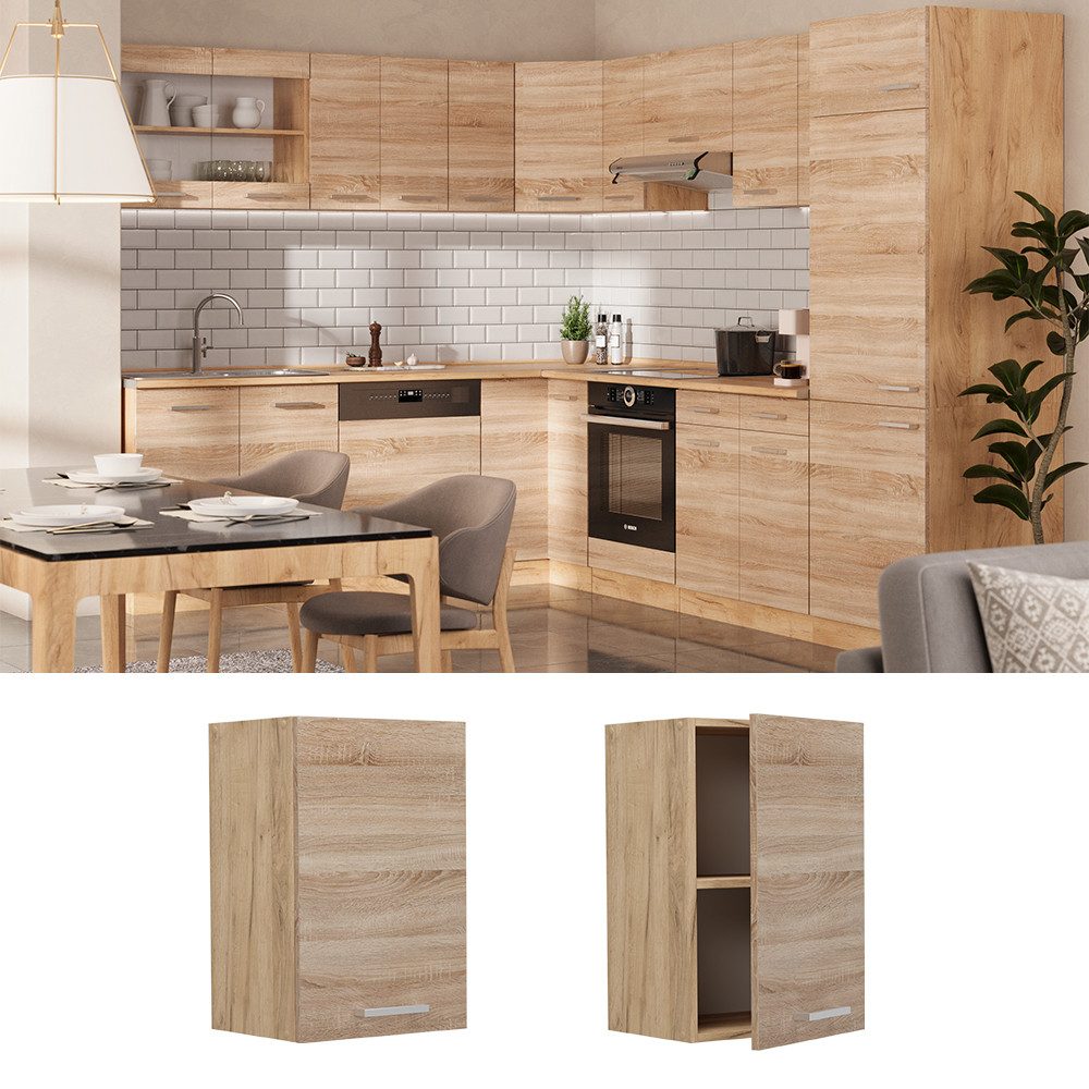 Vicco Hängeschrank R-Line, Sonoma/Goldkraft Eiche, 40 günstig online kaufen