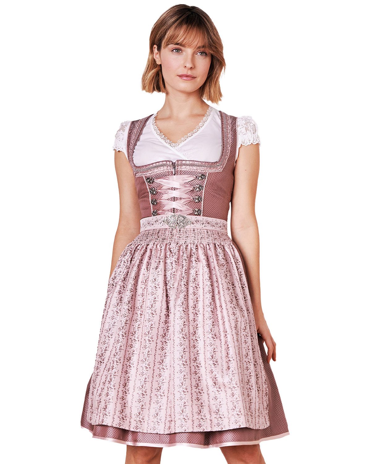 Krüger Madl Dirndl Dirndl 'Rosa' 417167, Rose 60cm