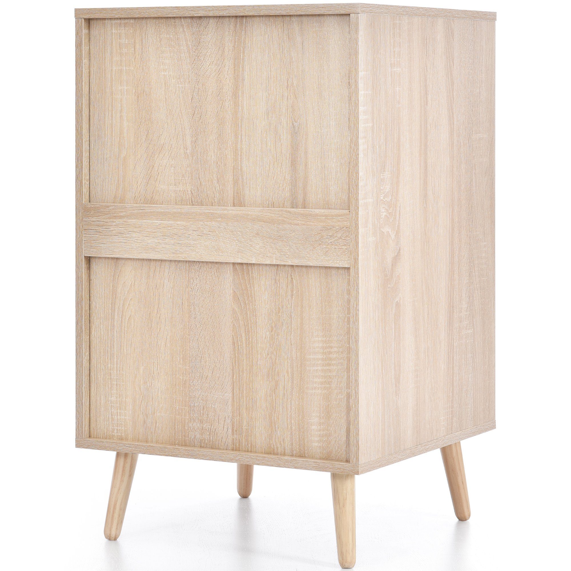 Kommode (Sideboard, 1 St), Schubladenschrank mit 3 Schubladen, 48.5 x 48.6 x 79.5 cm