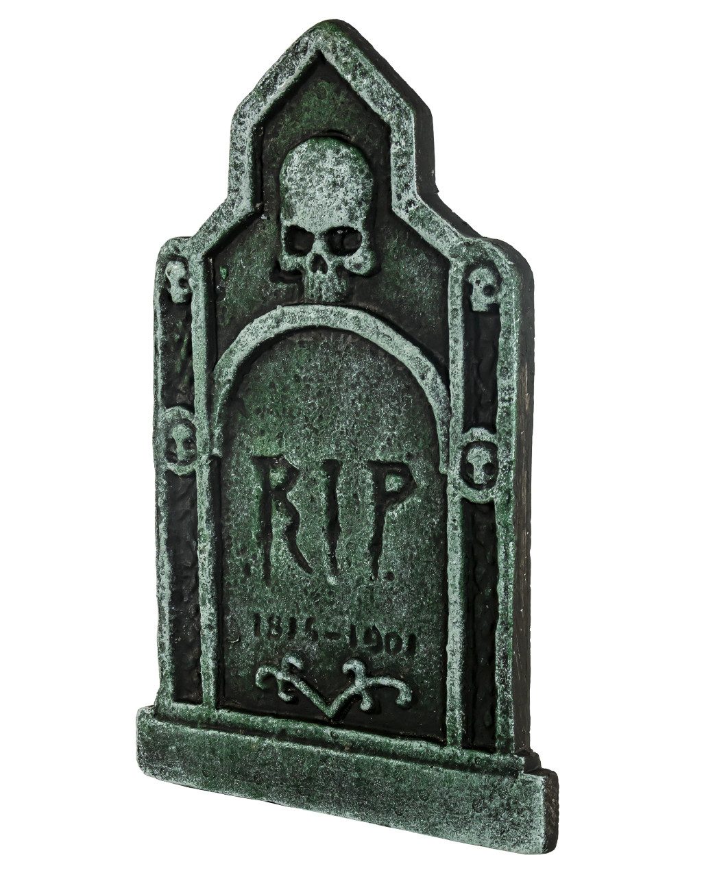 Horror-Shop Dekoobjekt Verwitterter Halloween Grabstein 1816-1901 mit Tot – Bild 4 von 4