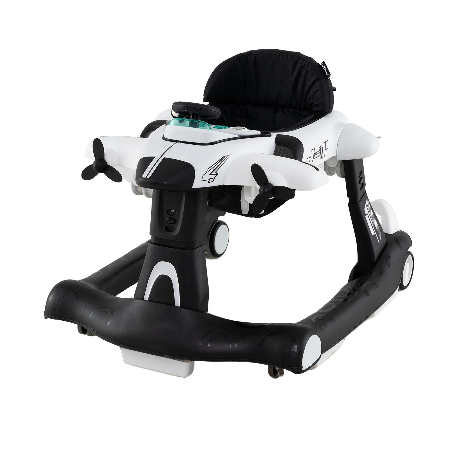 COSTWAY Lauflernhilfe, 6 in 1 mit abnehmbarer Spieluhr, Licht, ab 6 Monaten günstig online kaufen