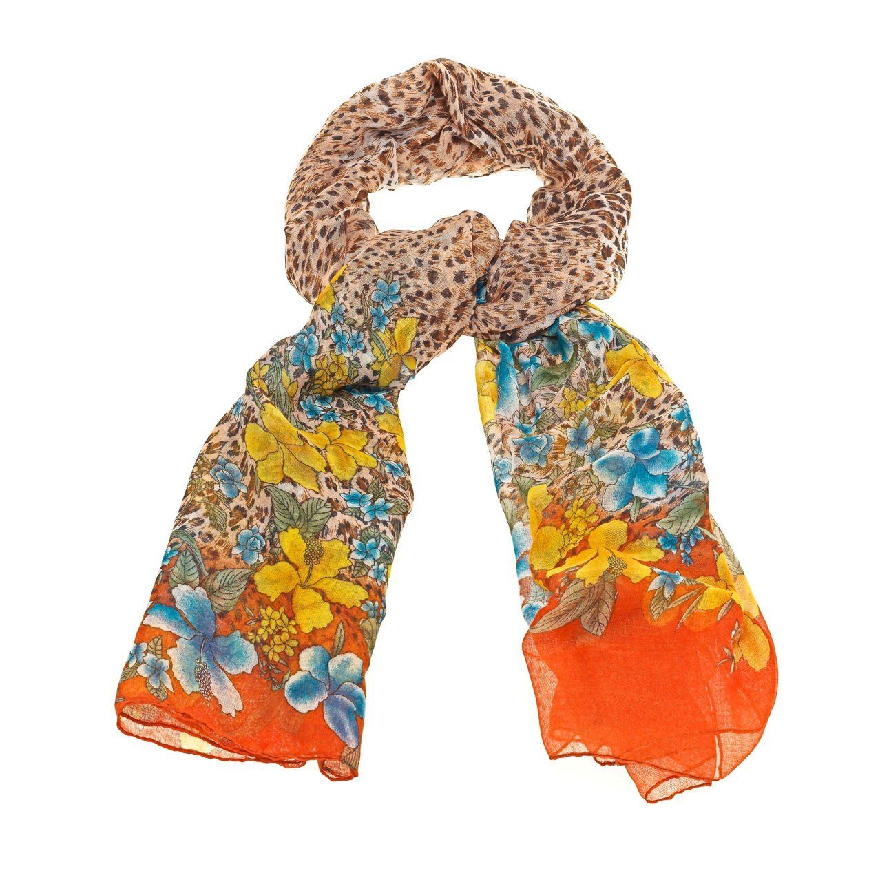 Tamaris Schal Tamaris Scarf, (Set, 1-St. 1-teilig), Damen Schal florales Muster