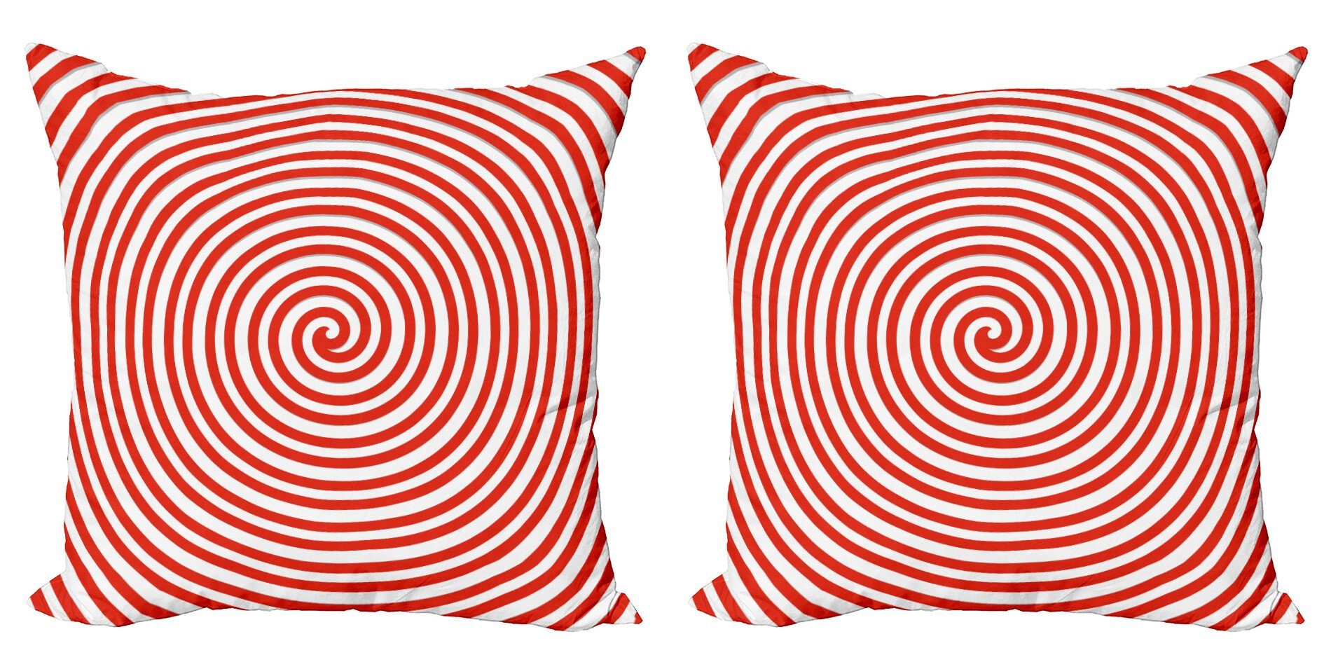 rot Stück), Accent Kissenbezüge Doppelseitiger (2 Spiral Digitaldruck, Abakuhaus Konzentratleitung Modern