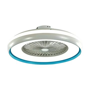 etc-shop Deckenventilator, LED Decken Ventilator Leuchte Fernbedienung Tageslicht Lampe Timer