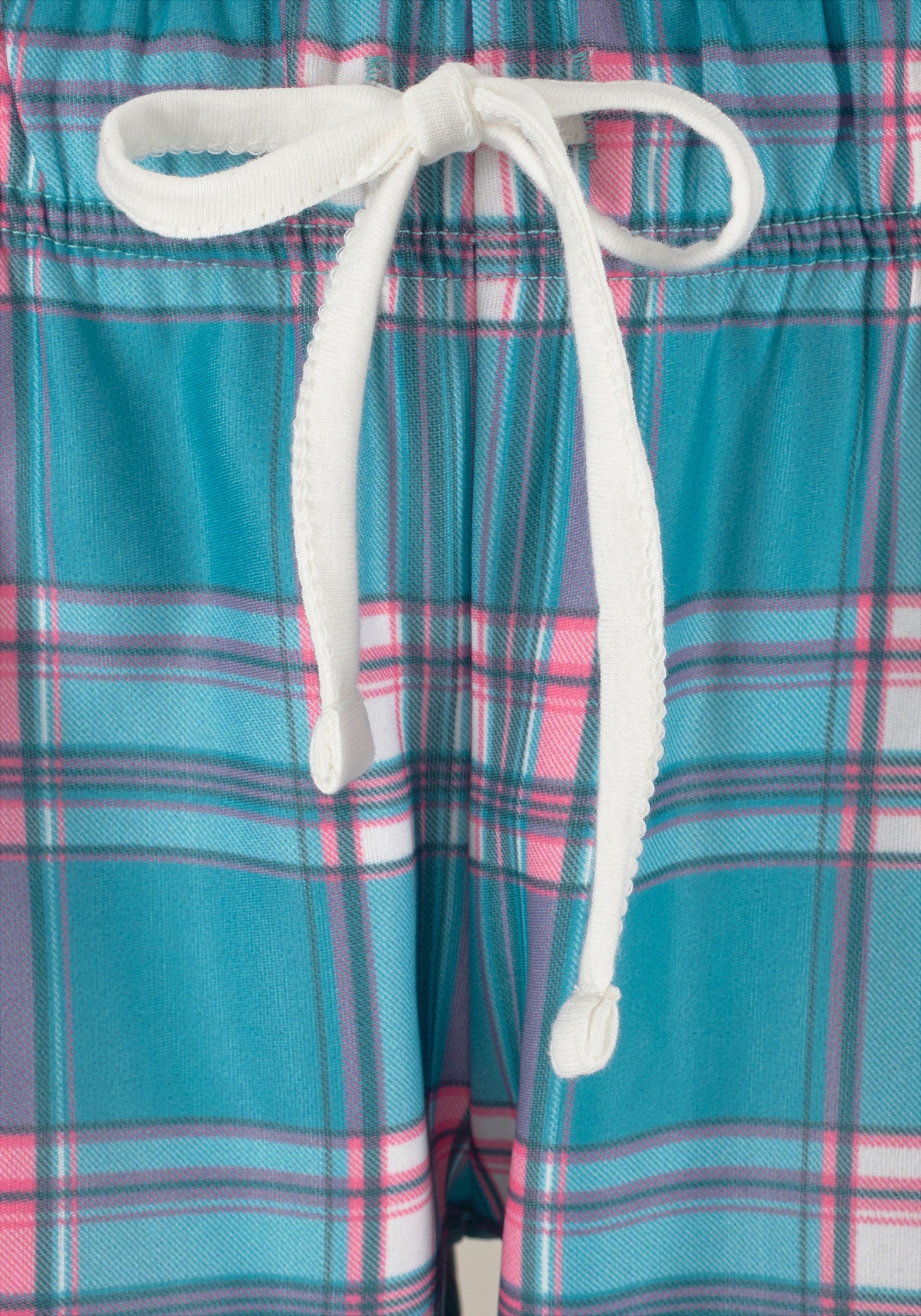 Arizona Pyjama (4 2 Basicshirts tlg., passenden mit Stück)