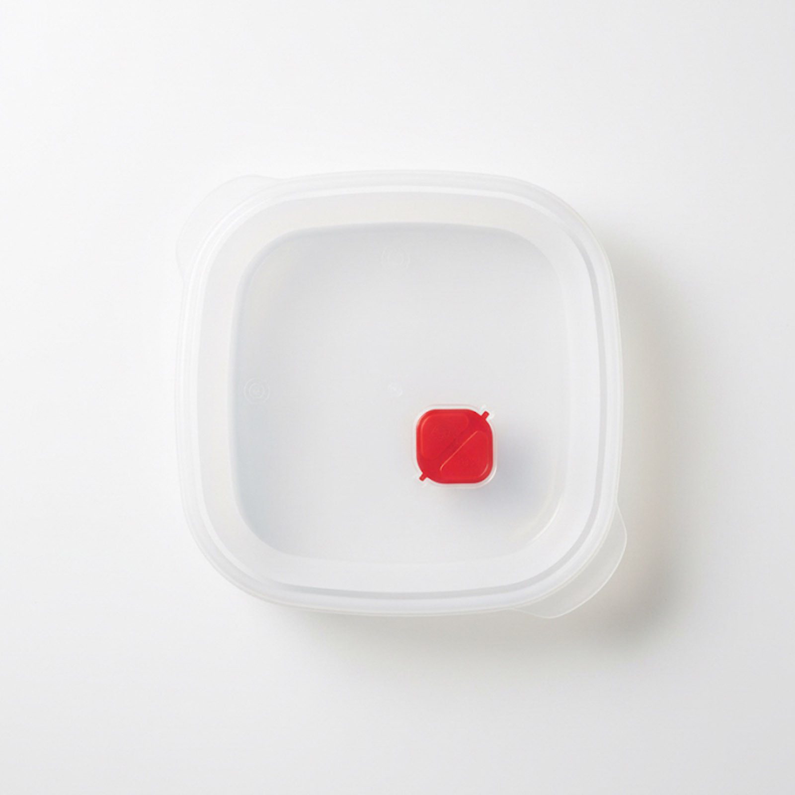 HAC24 Dampfgarer Mikrowellen Dampfkocher Mikrowellengeschirr, 2,6 Liter Rot Herausnehmbarer Dünsteinsatz und Ventil