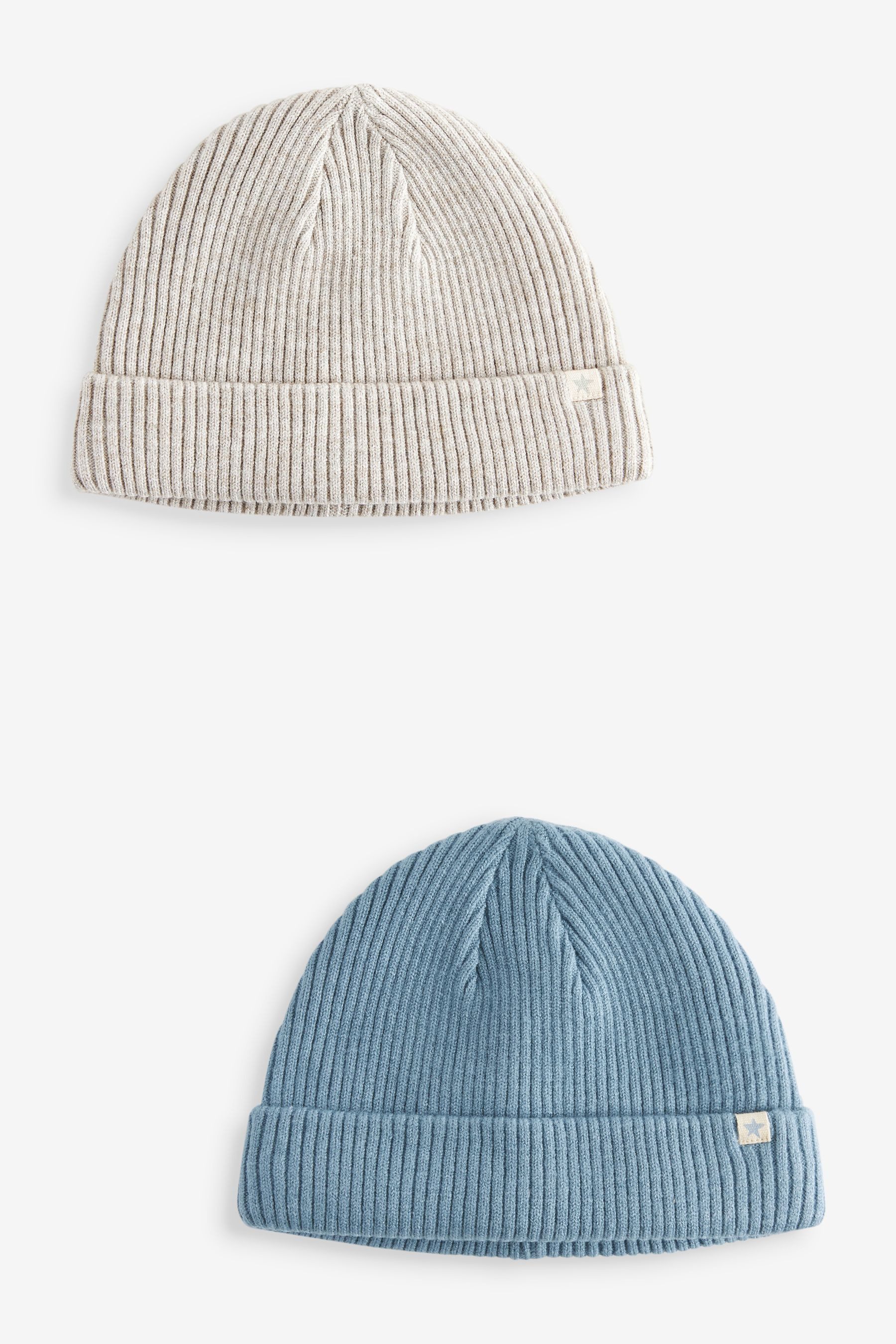 Beanie 2er-Pack Baby-Beaniemützen