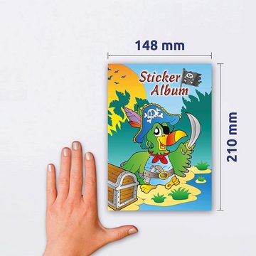 Avery Zweckform Stickerbuch AVERY Zweckform ZDesign KIDS Stickeralbum "Pirat", DIN A5