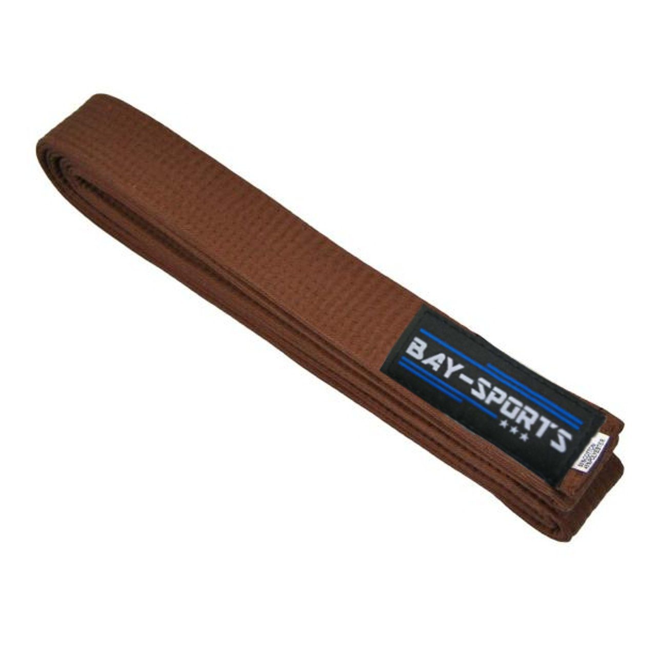 BAY-Sports Karateanzug Budogürtel Karategürtel Kampfsportgürtel braun Budogürtel, Judogürtel, Taekwondogürtel, Länge 160 cm - 350 cm