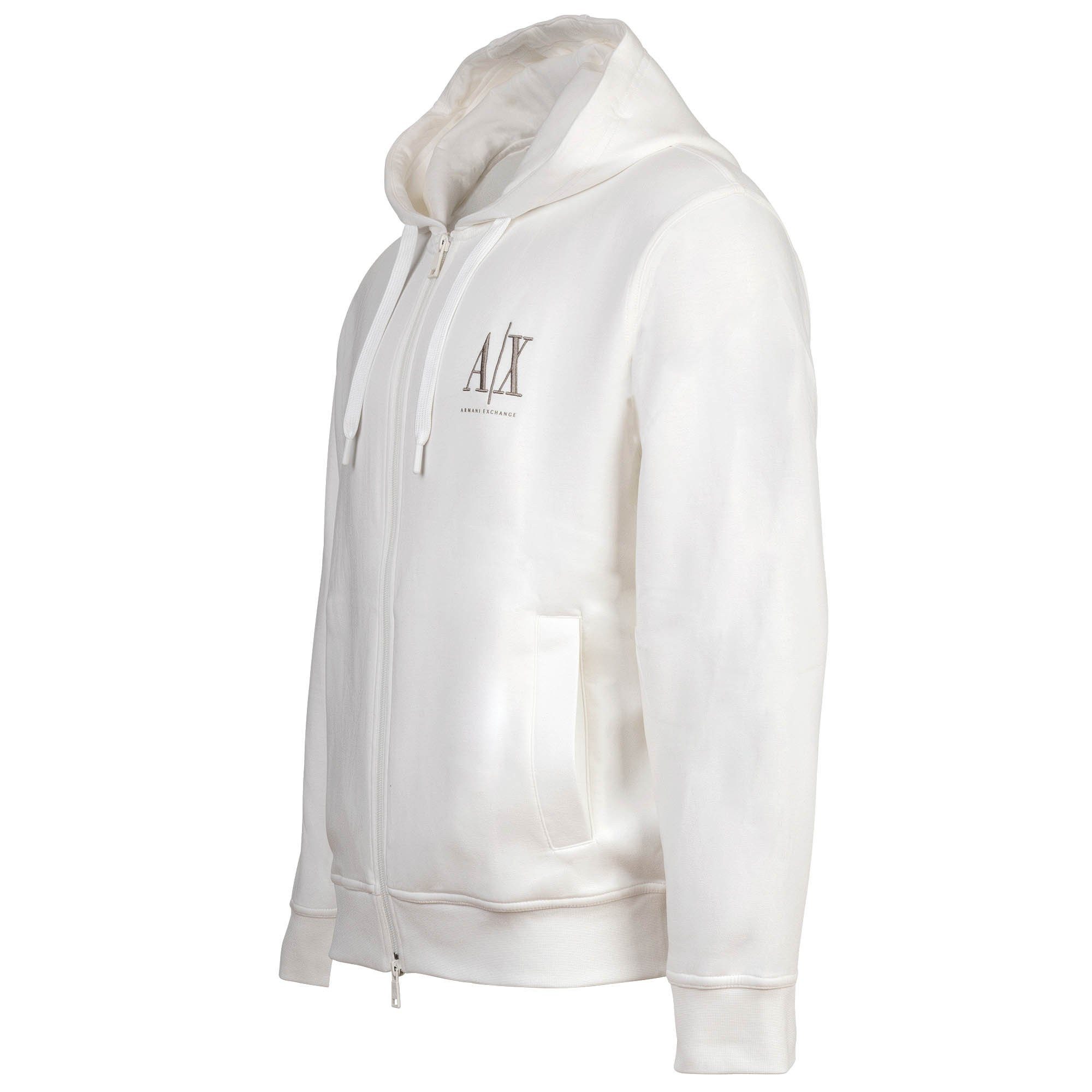 ARMANI EXCHANGE Sweatshirt Herren Sweatjacke 1er Pack Baumwolle (Packung, 1er Pack)