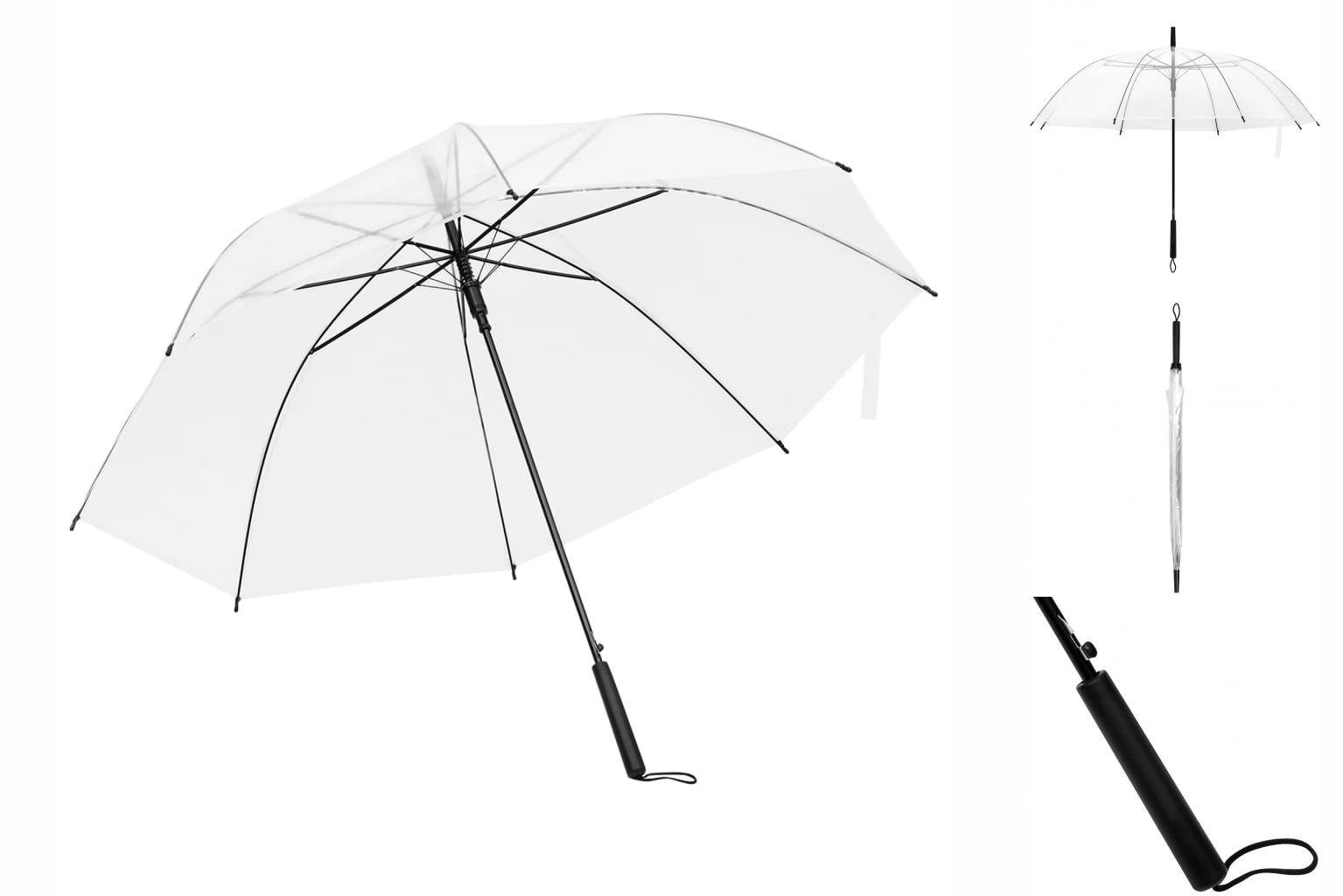Taschenregenschirm Regenschirm cm 107 Transparent vidaXL