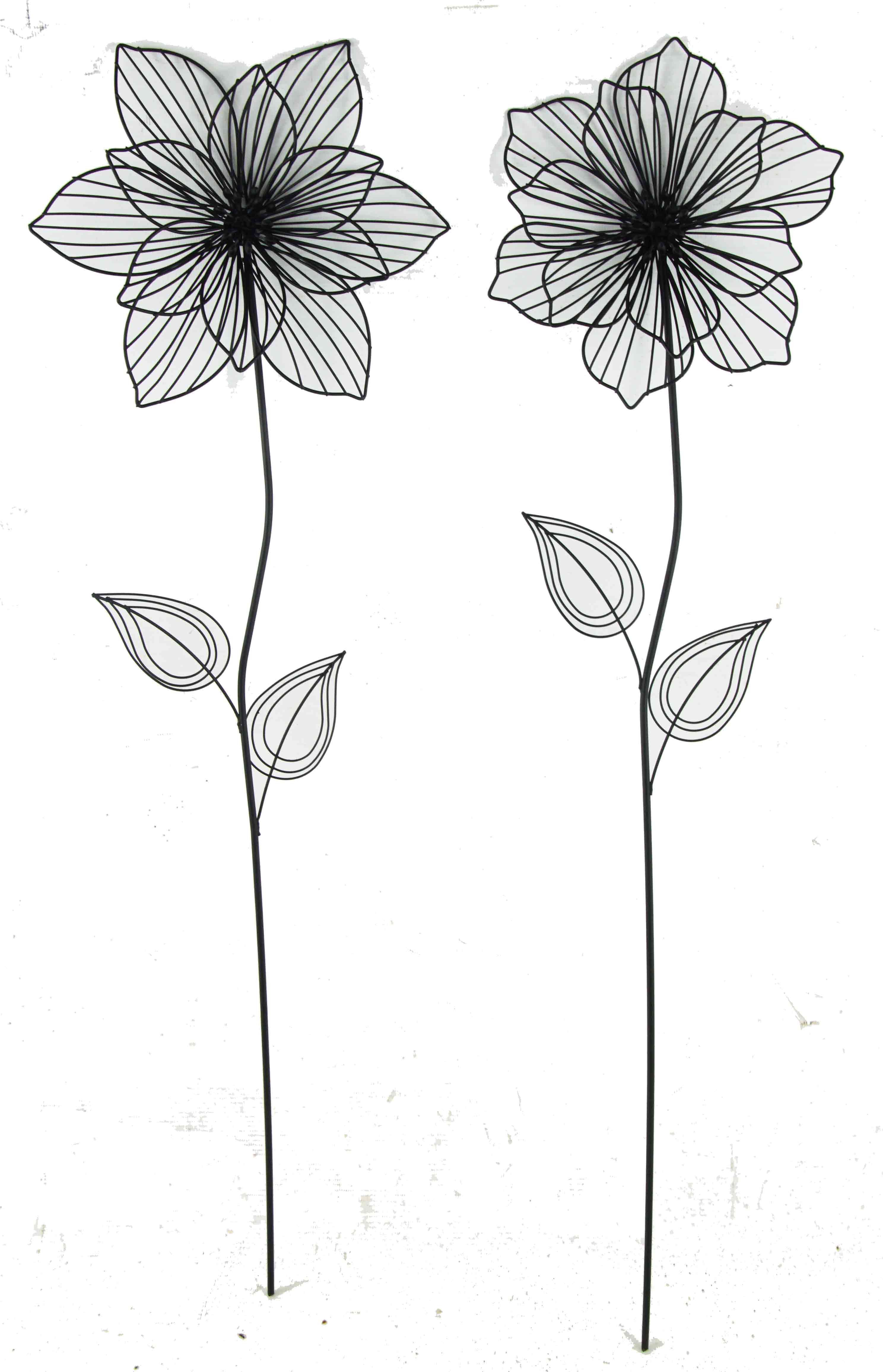 Posiwio Gartenstecker 2er Set Gartenstecker Blume (2-St., 2 tlg) 2er Set, G günstig online kaufen