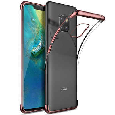 CoolGadget Handyhülle Slim Case Farbrand für Huawei Mate 20 Pro 6,4 Zoll, Hülle Silikon Cover für Huawei Mate 20 Pro Schutzhülle