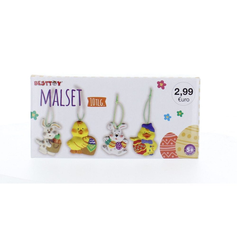 Besttoy Dekofigur Terrakotta Malset Osterhasenhänger 10-teilig günstig online kaufen