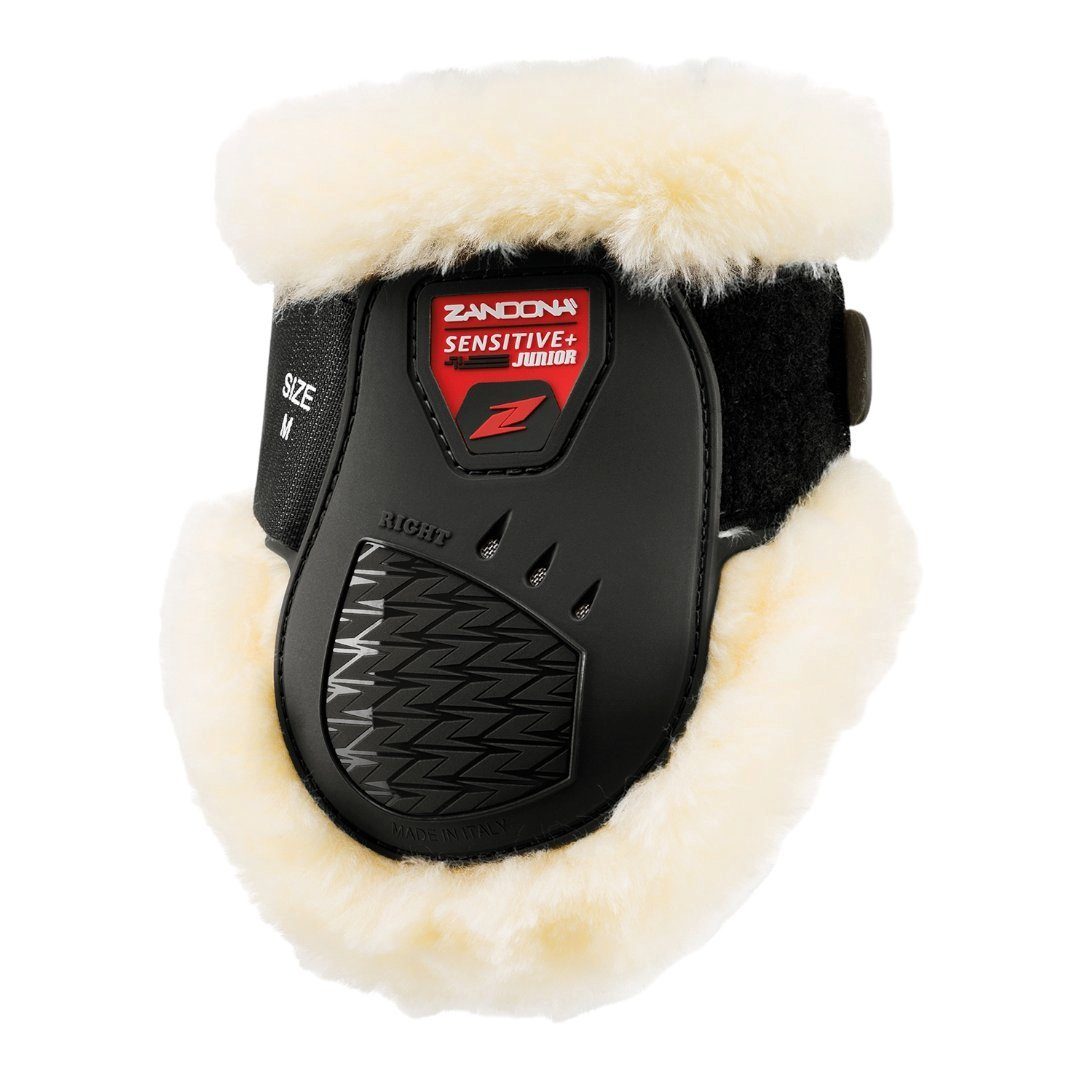 Schwarz Zandona Junior Edition Streichkappen Sensitive+ Carbon Fetlock Air Streichkappen