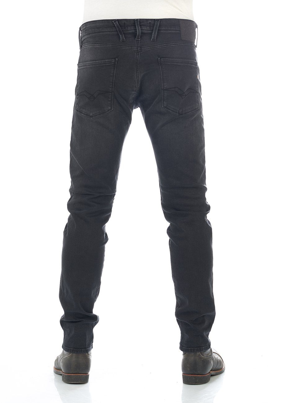 Replay Slim-fit-Jeans Anbass Jeanshose mit Stretch