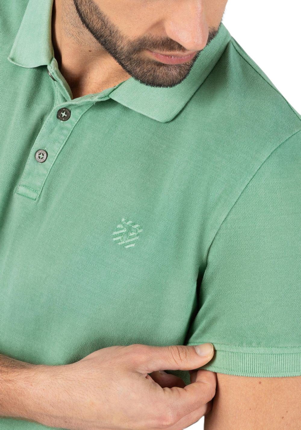 TIMEZONE Poloshirt GARMENT DYE POLOSHIRT (1-tlg) aus 100% Baumwolle