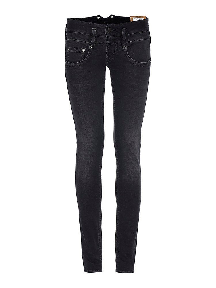 Stretch-Jeans HERRLICHER PITCH Slim Denim Black Stretch clubbing 5303-DB650-756
