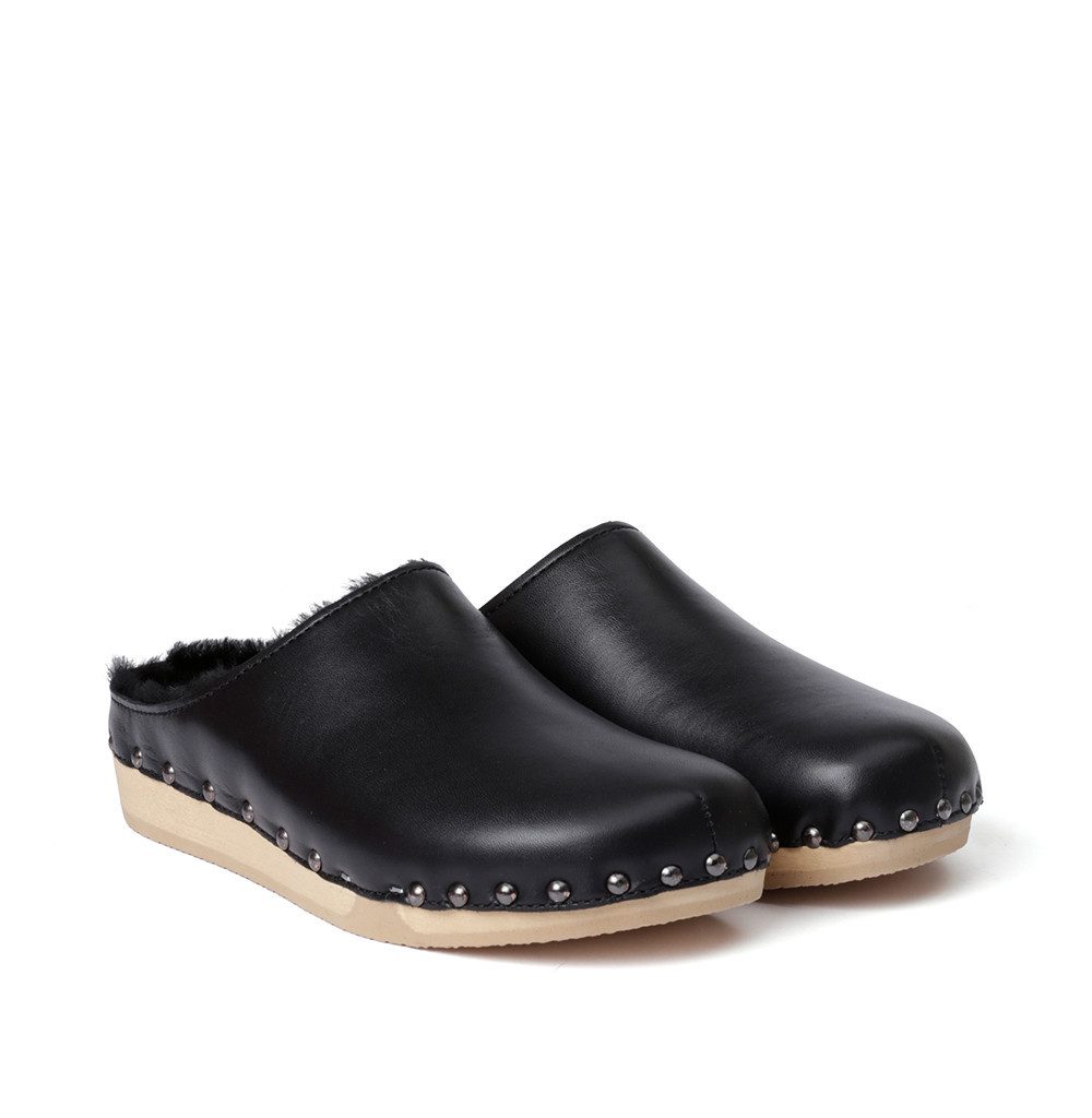Softclox LIZ Nappa/Lammfell schwarz (natur) Stiefelette