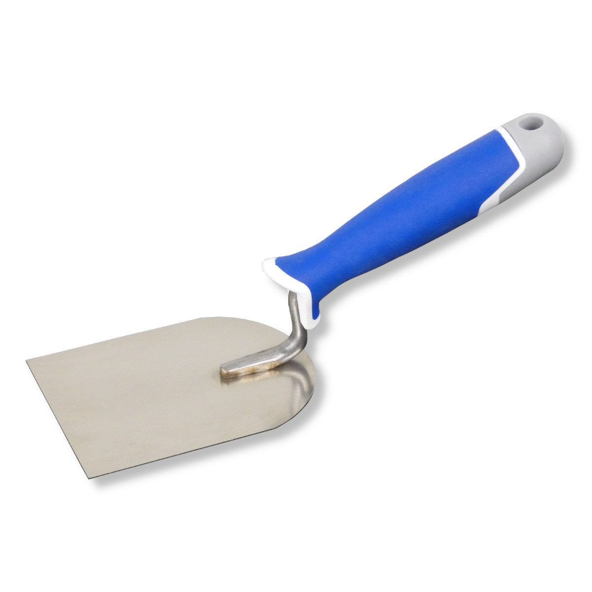DEWEPRO Maurerkelle DEWEPRO Gipserspachtel - 80mm - Edelstahlblatt mit 3-Komponenten-Griff