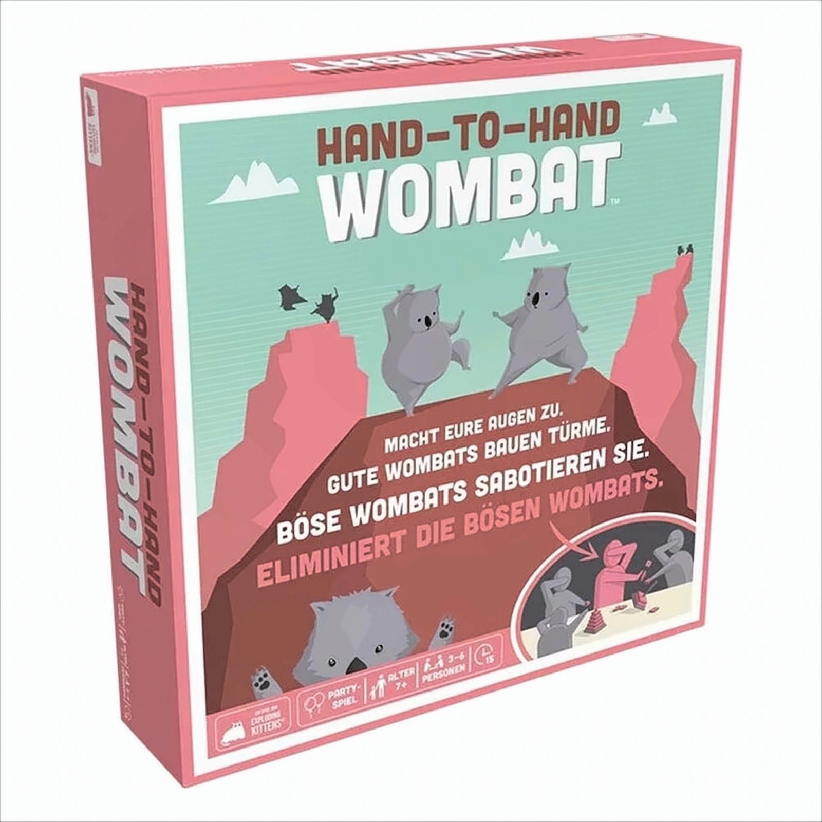 Spiel Exploding Kittens - Hand-to-Hand Wombat
