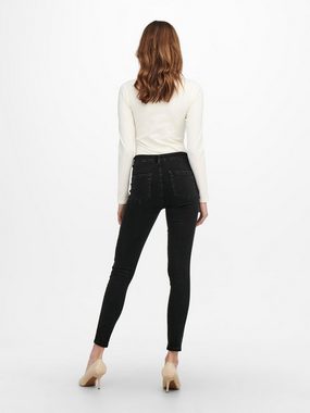 ONLY High-waist-Jeans BLUSH (1-tlg) Plain/ohne Details