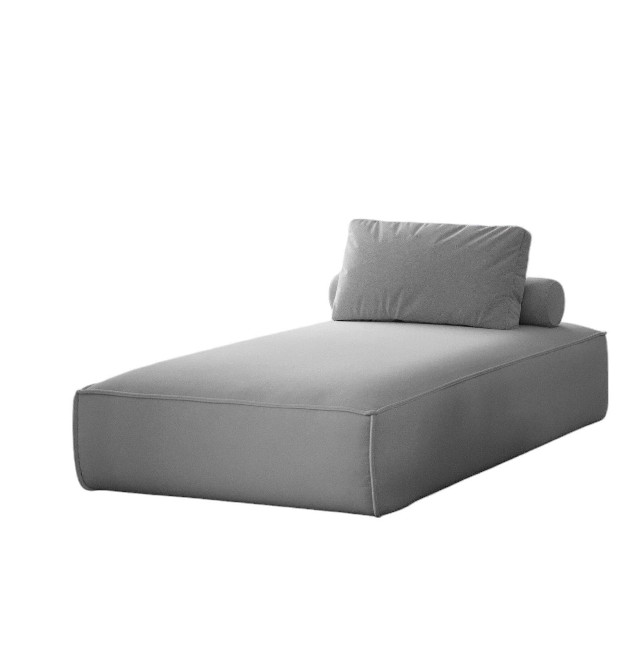 Fun Möbel Chaiselongue Liege Celes in Stoff, inkl. Rückenkissen