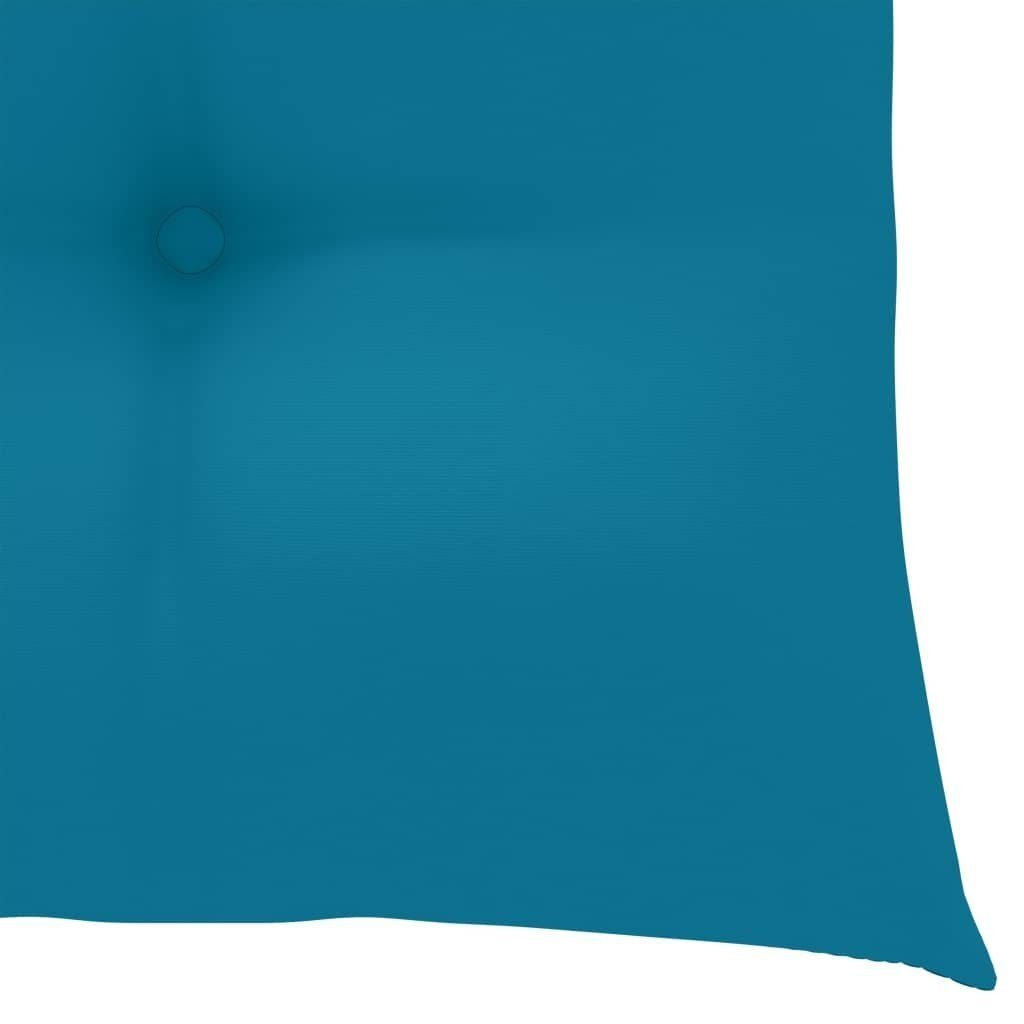 Gartenstuhl (B/H/T: Beggerow-I in cm), möbelando Blau aus 50x90x53 Teakholz