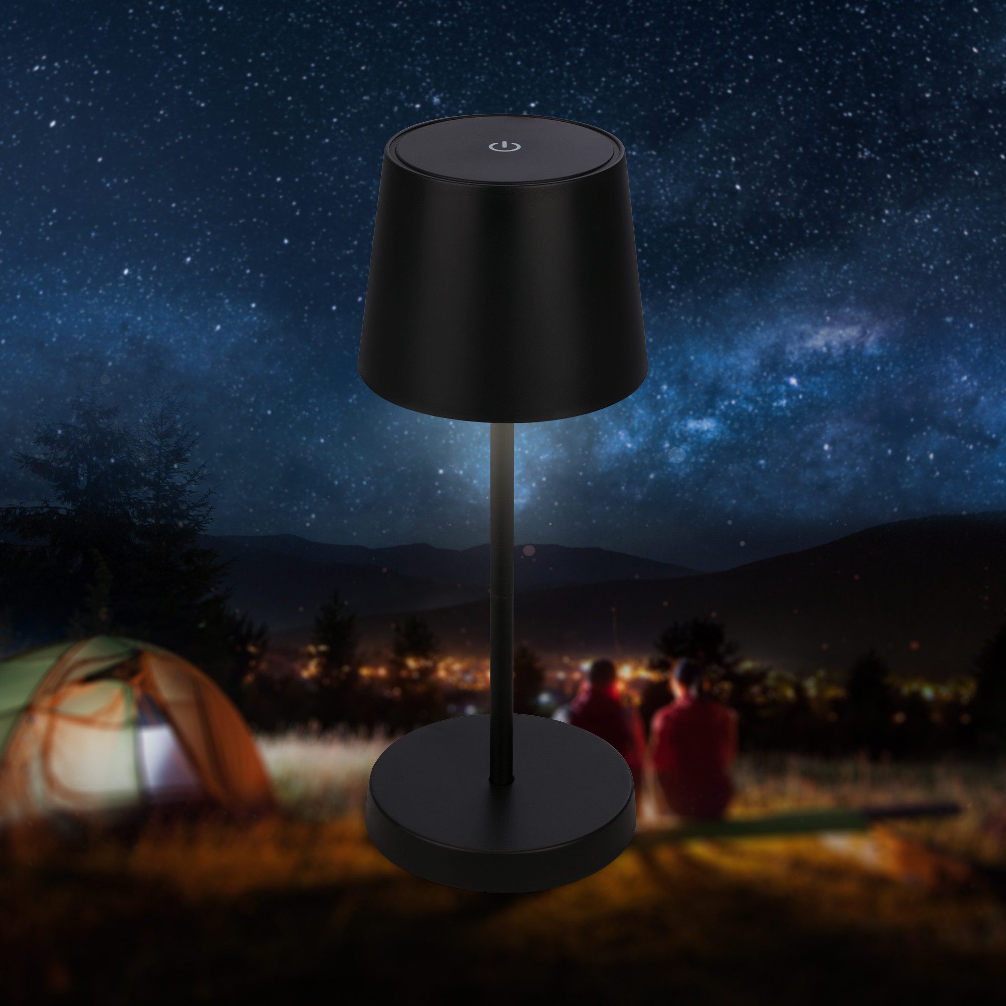 Briloner Leuchten Tischleuchte LED Tischlampe kabellos akku dimmbar In-/Out günstig online kaufen