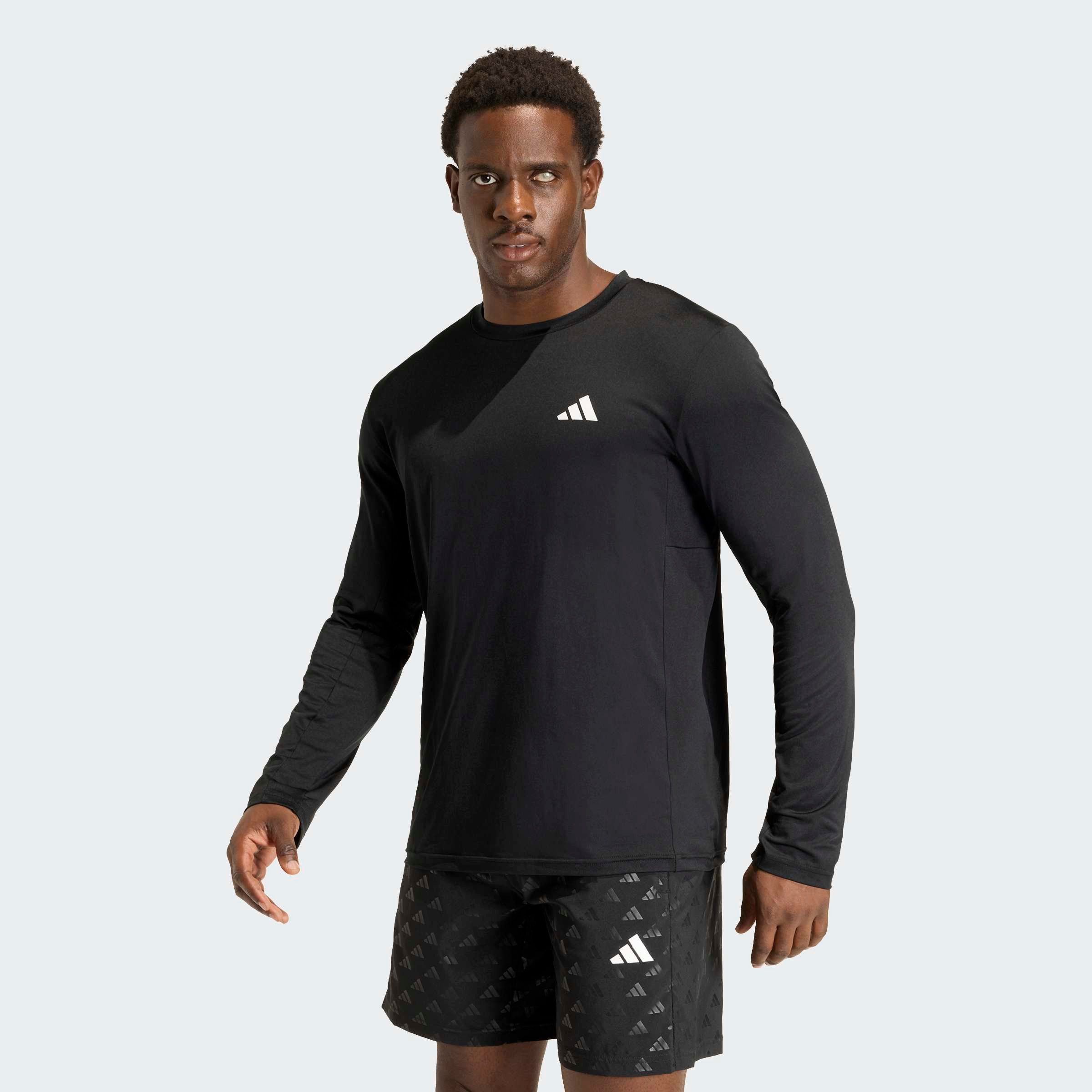 adidas Performance Funktionsshirt WORKOUT ESSENTIALS FLEX LONG-SLEEVE mit Markenlogo, aus Polyester