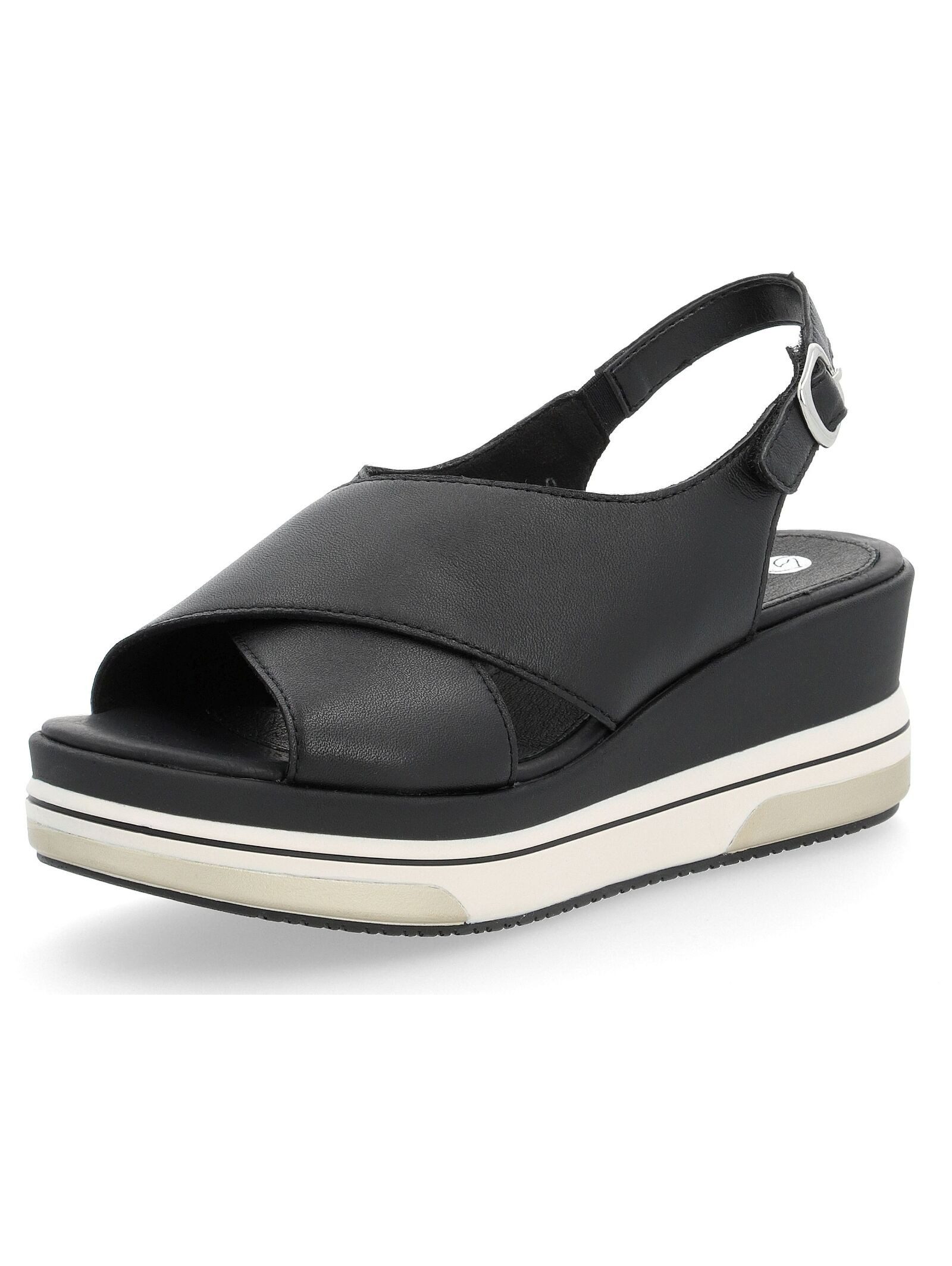 Remonte Remonte Sandalen Glattleder Keilsandalette