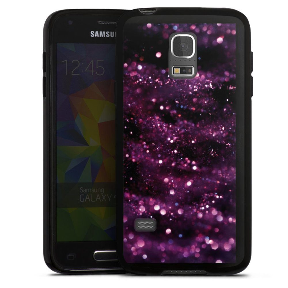 DeinDesign Handyhülle »Lilac Sparkles Look« Samsung Galaxy ...