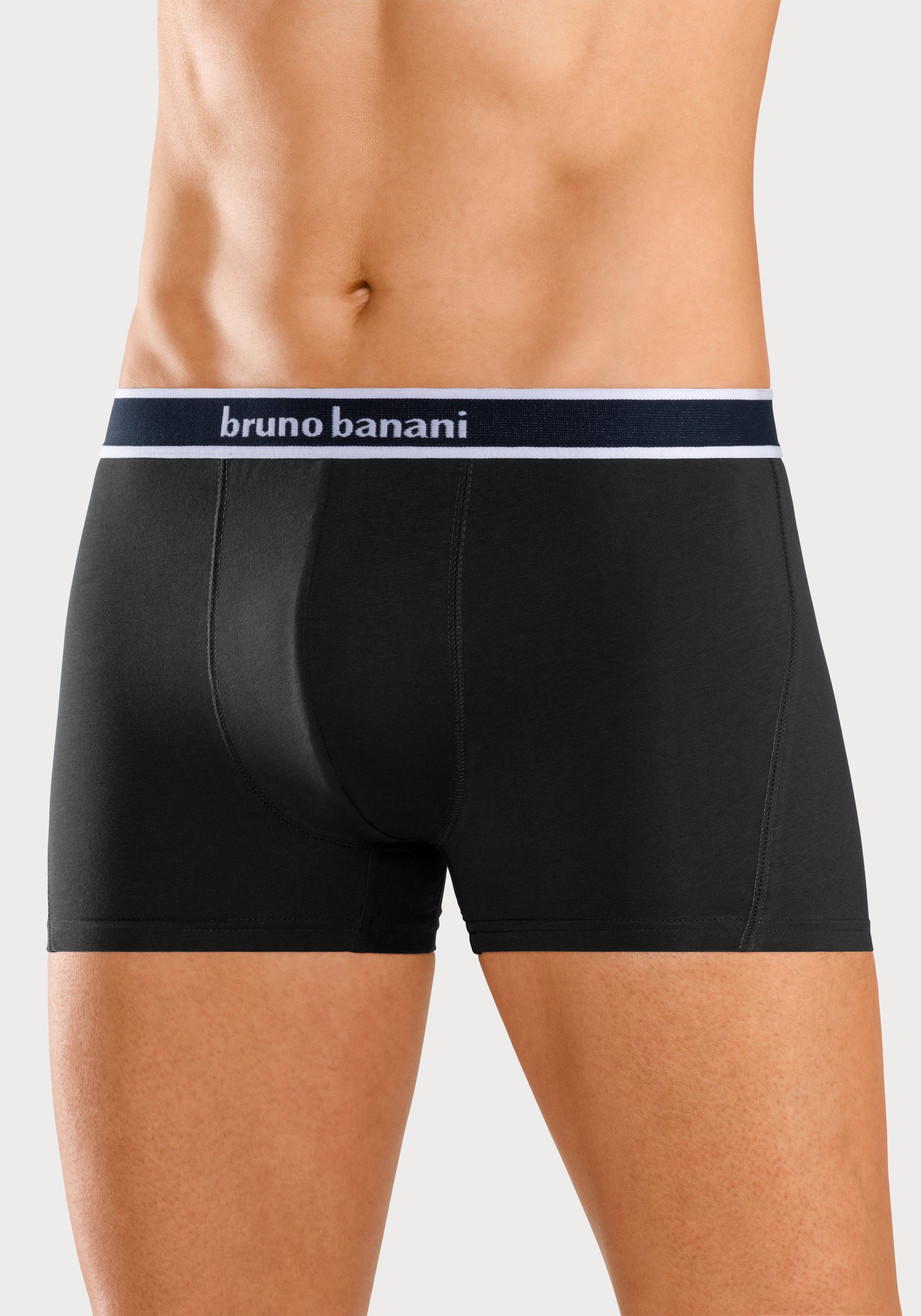 Bruno Banani Boxer 4-St) schwarz (Packung