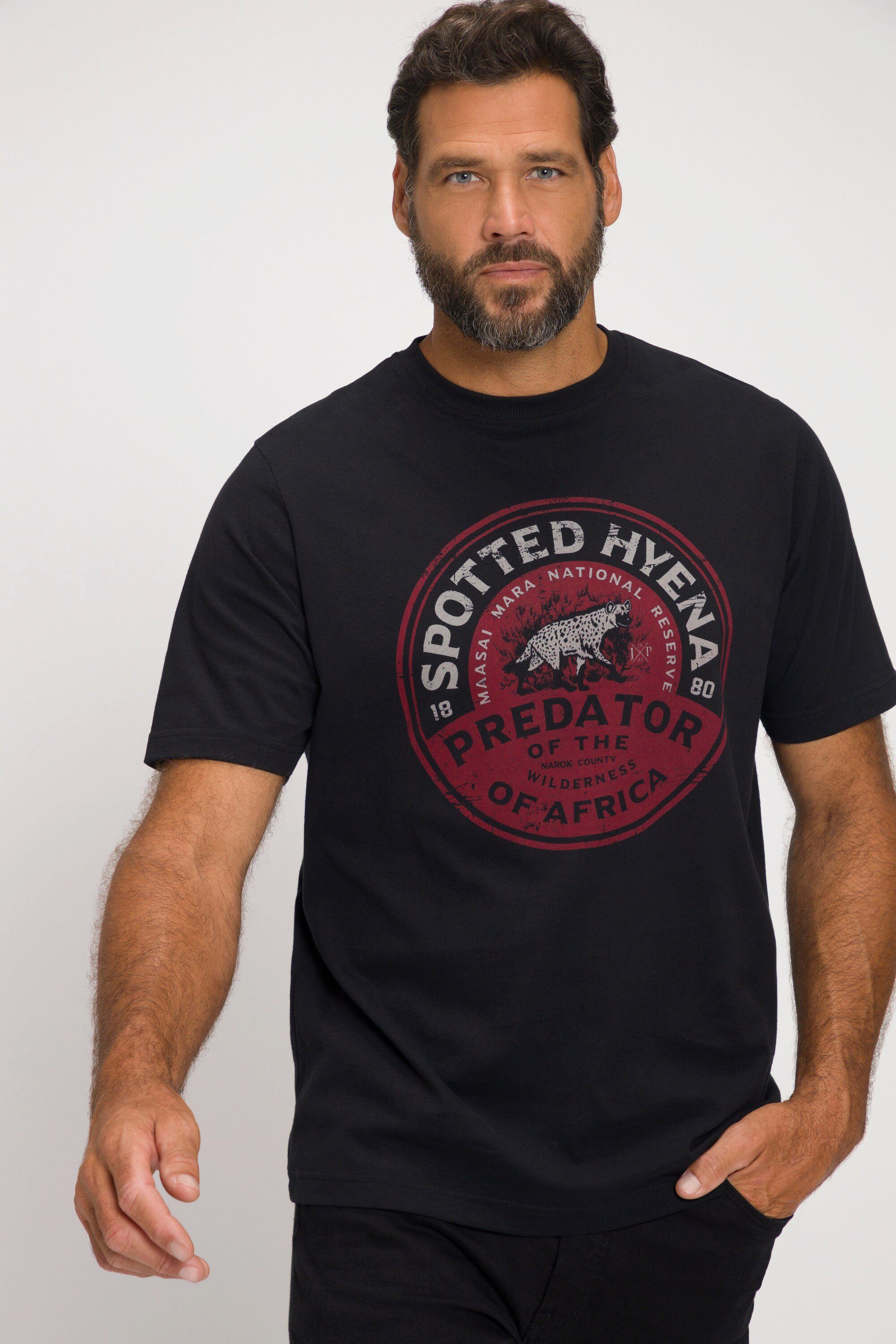 JP1880 Schlafanzug T-Shirt Halbarm Spotted Hyena Print
