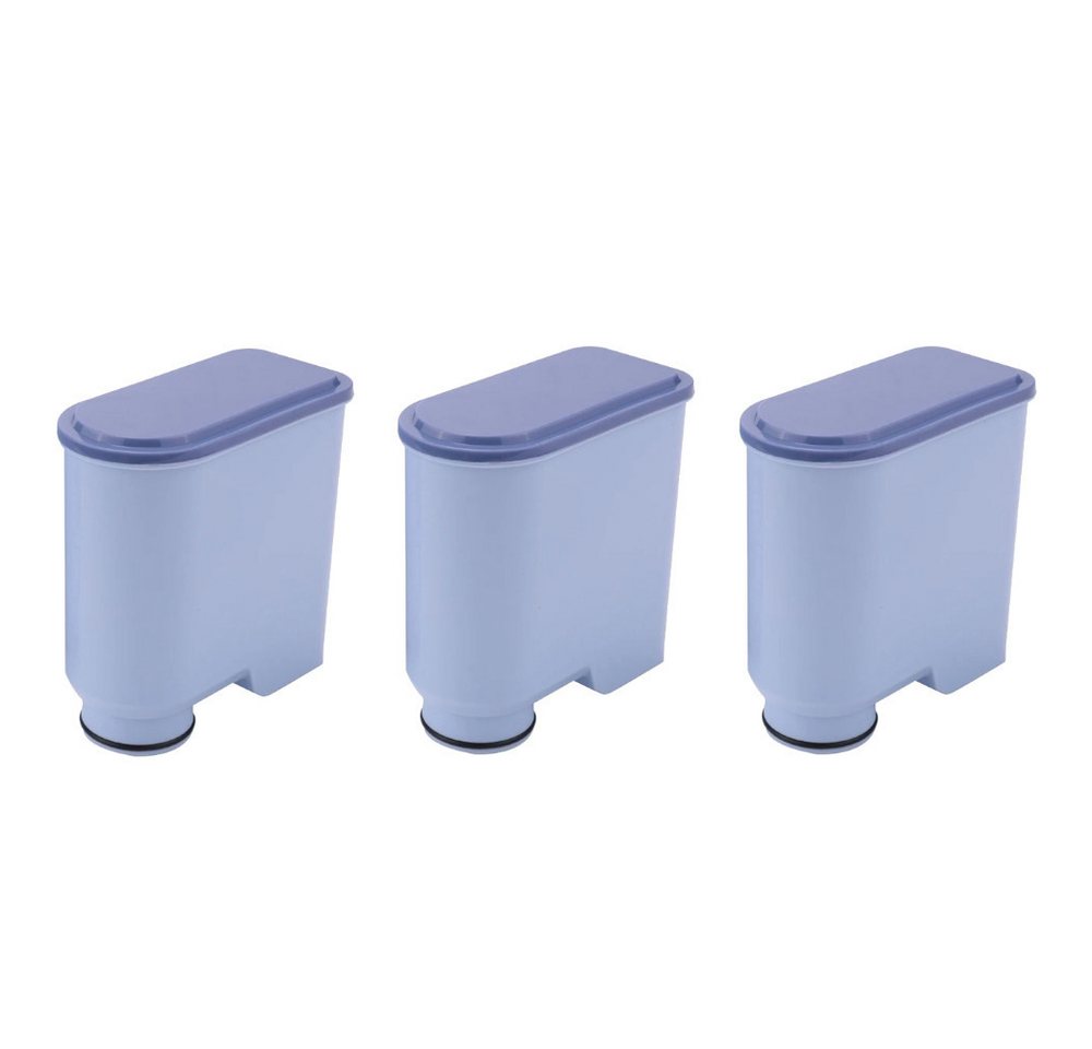 Trade-Shop Wasserfilter 3x passend für Philips LatteGo 5400 5000 4300 3200 3100 2200 1200, Zubehör für Philips CA6903/00 CA6903/01 CA6903/10 CA6903/22 CA6707/00 CA6707/10, Kapazität: ca. 50 Liter / mit Kalk reduzierender Aktivkohle