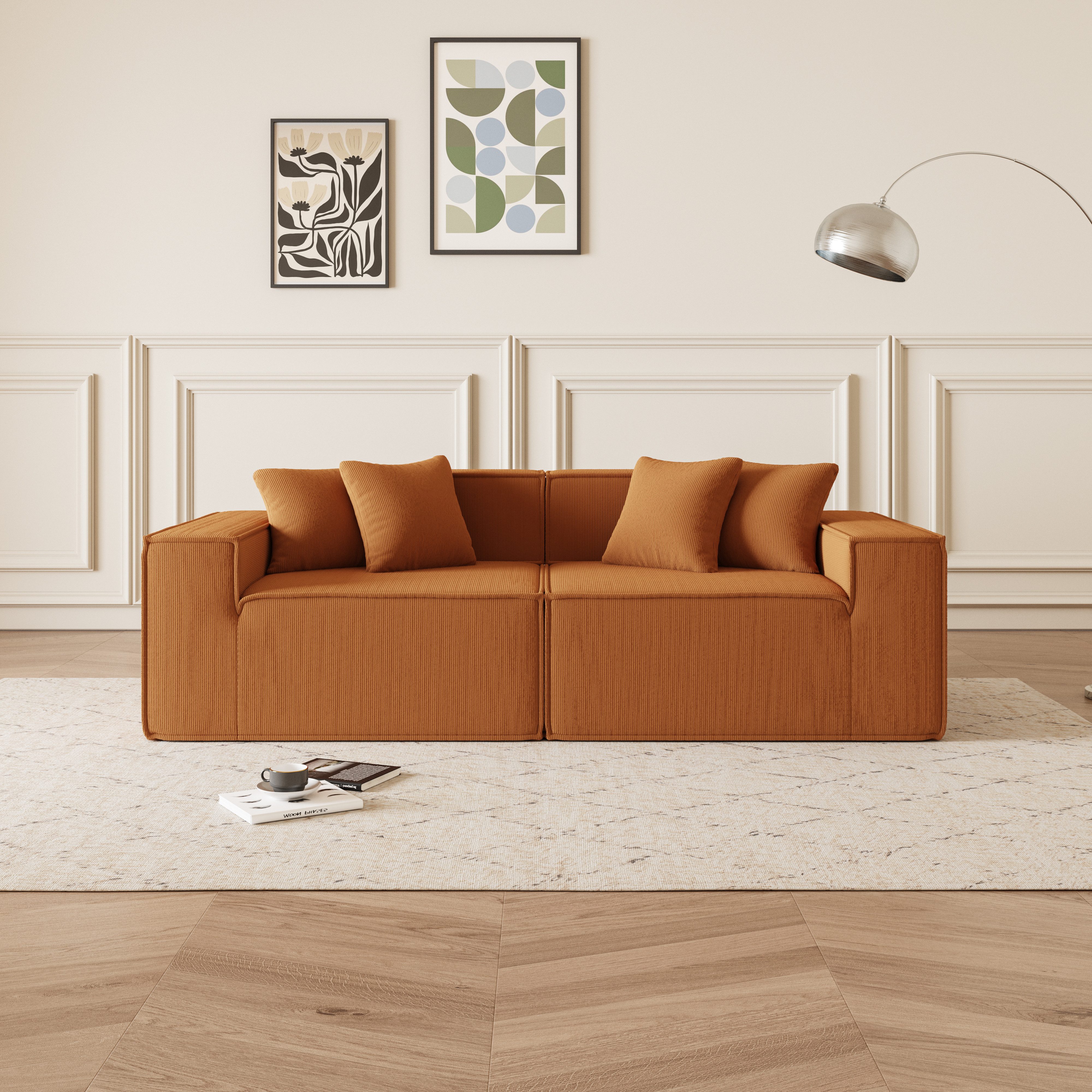 JOULISE 2-Sitzer MINOVA 2-Sitzer Sofa, Cordstoff, günstig online kaufen
