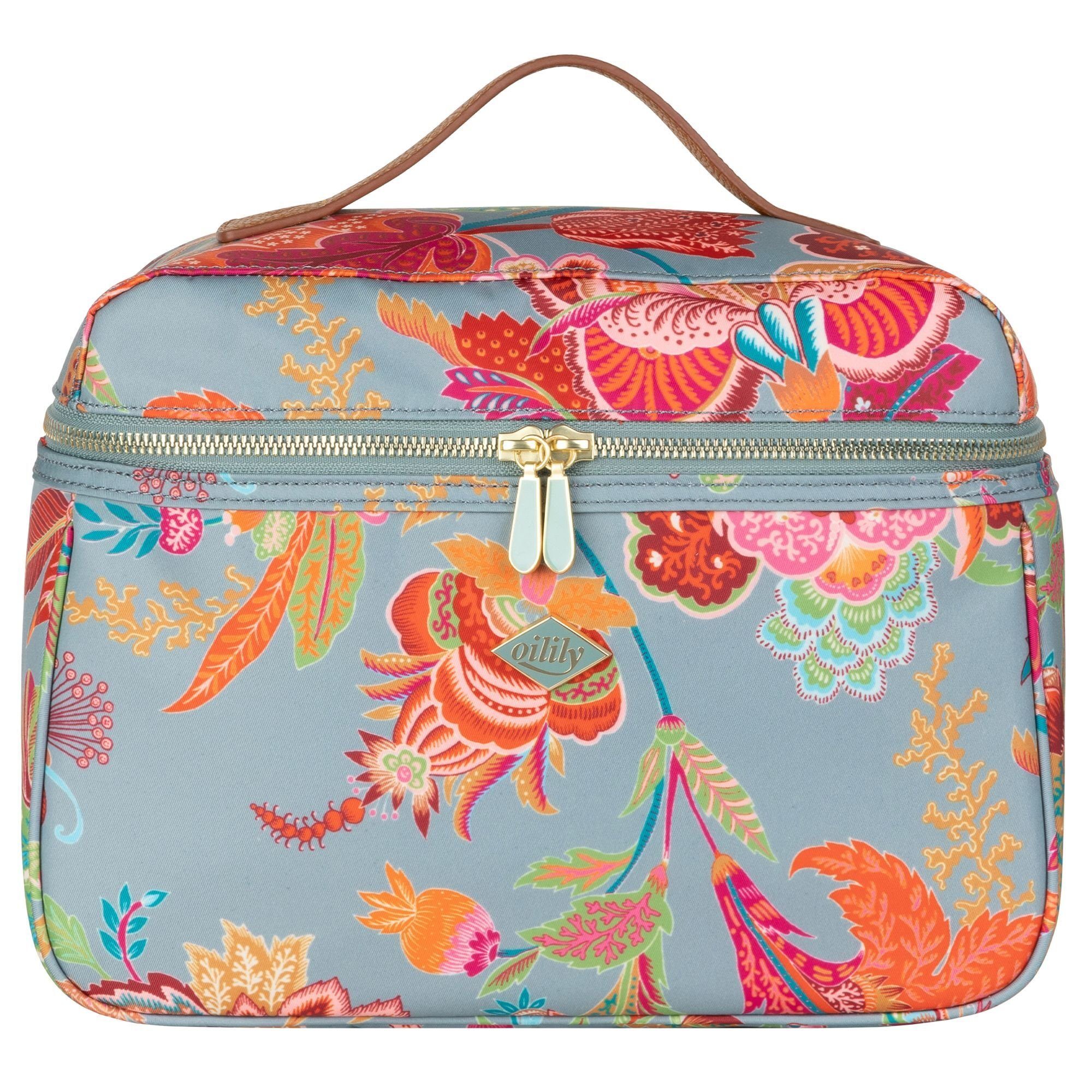 Fridolin Kosmetiktasche 25 Cm – Kulturbeutel Mit 'Der Kuss' Motiv Von Gustav Klimt, Polyester