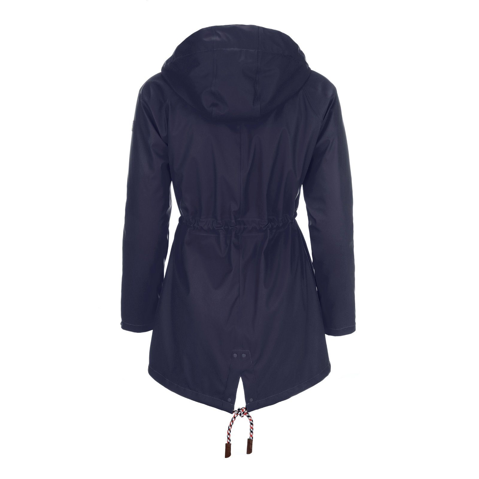 modAS Regenjacke 13309W Damen Regenmantel aus PU - Wasserdichte Jacke mit Teddy-Fleece-Futter – Bild 5 von 5