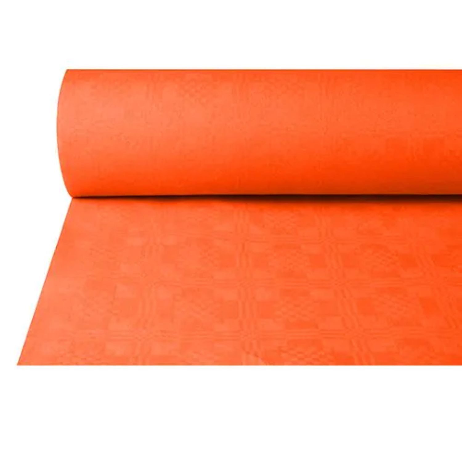 PAPSTAR GmbH Tischdecke Tischdecke Papier Damastprägung 50x1m, Terracotta