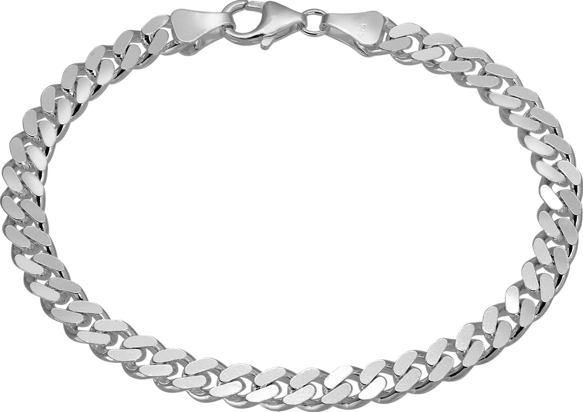 SilberDream Silberarmband SilberDream Armschmuck 21cm silber (Armband), Damen, Herren Armband ca. 21cm, 925 Sterling Silber, Farbe: silber