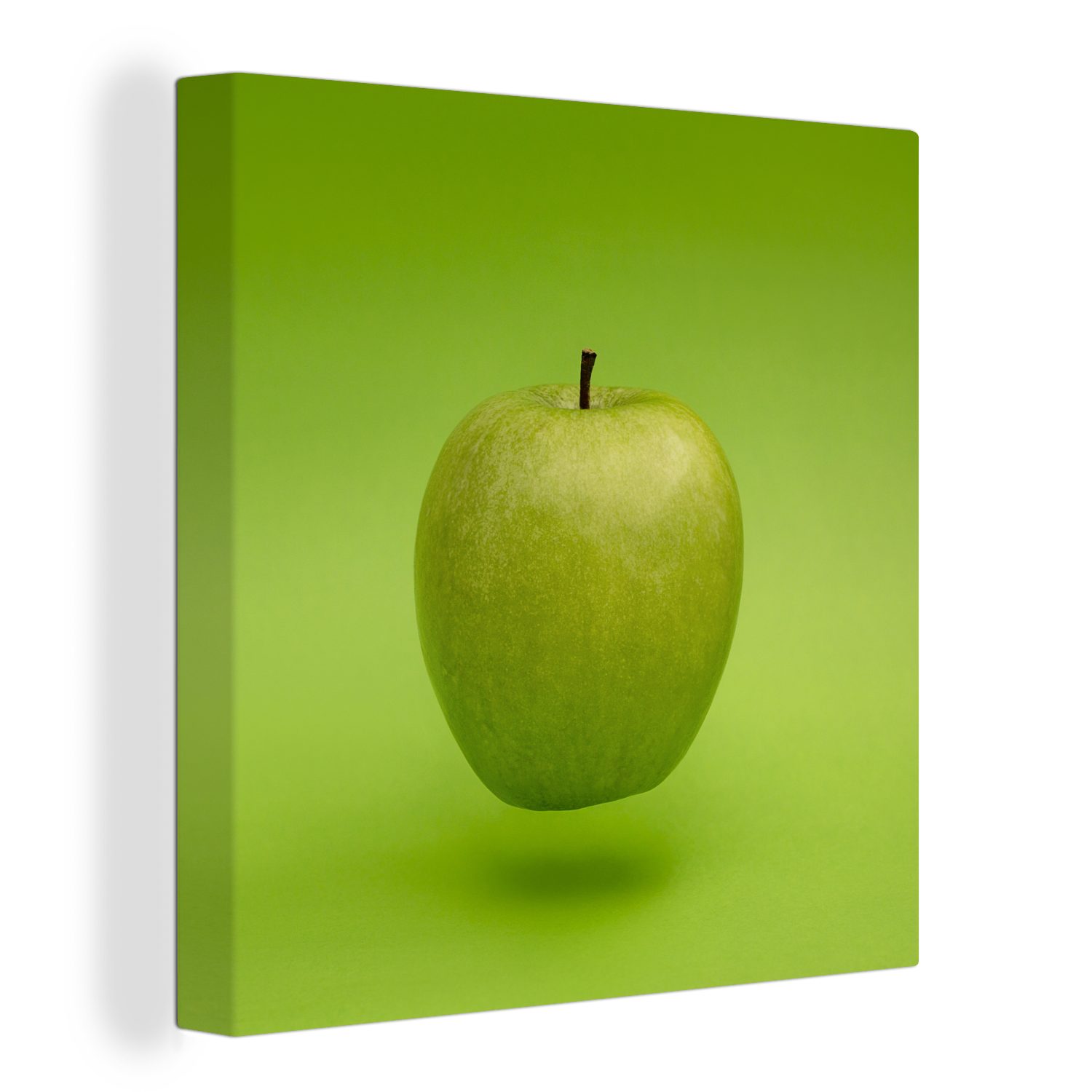 St), Schlafzimmer OneMillionCanvasses® - (1 Grün Obst, Wohnzimmer Leinwand - Apfel Bilder Leinwandbild für