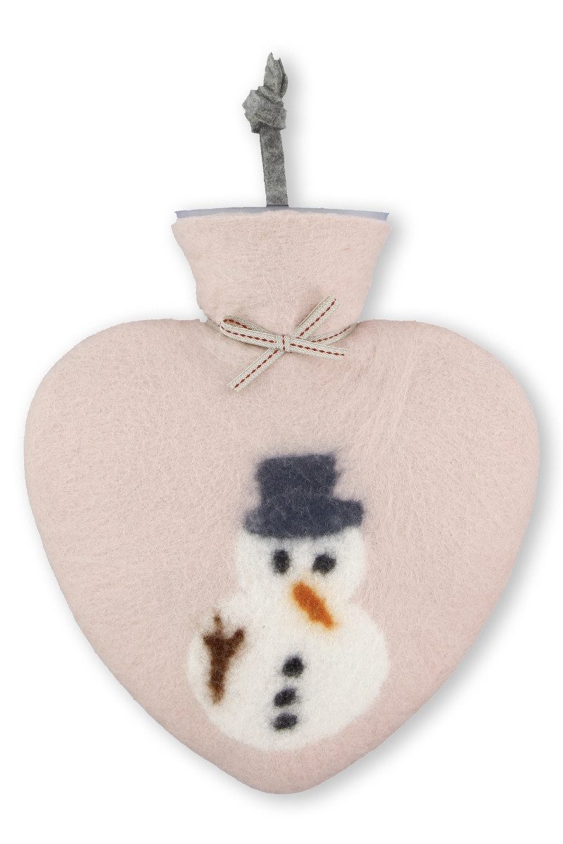 Dorothee Lehnen Wärmflasche Wärmflasche - SCHNEEMANN - dusty rose, eisblau