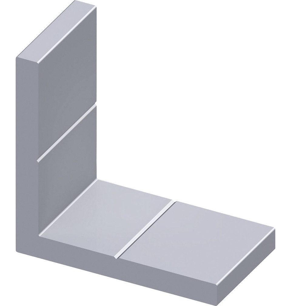 alfer Winkelprofil alfer Eckwinkel 35.5 x 35.5 x 11.5 mm Aluminium