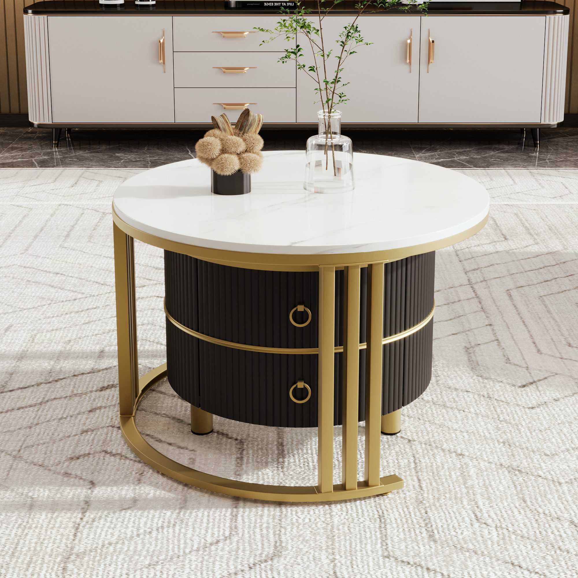 Merax Couchtisch Set aus Holz mit günstig online kaufen