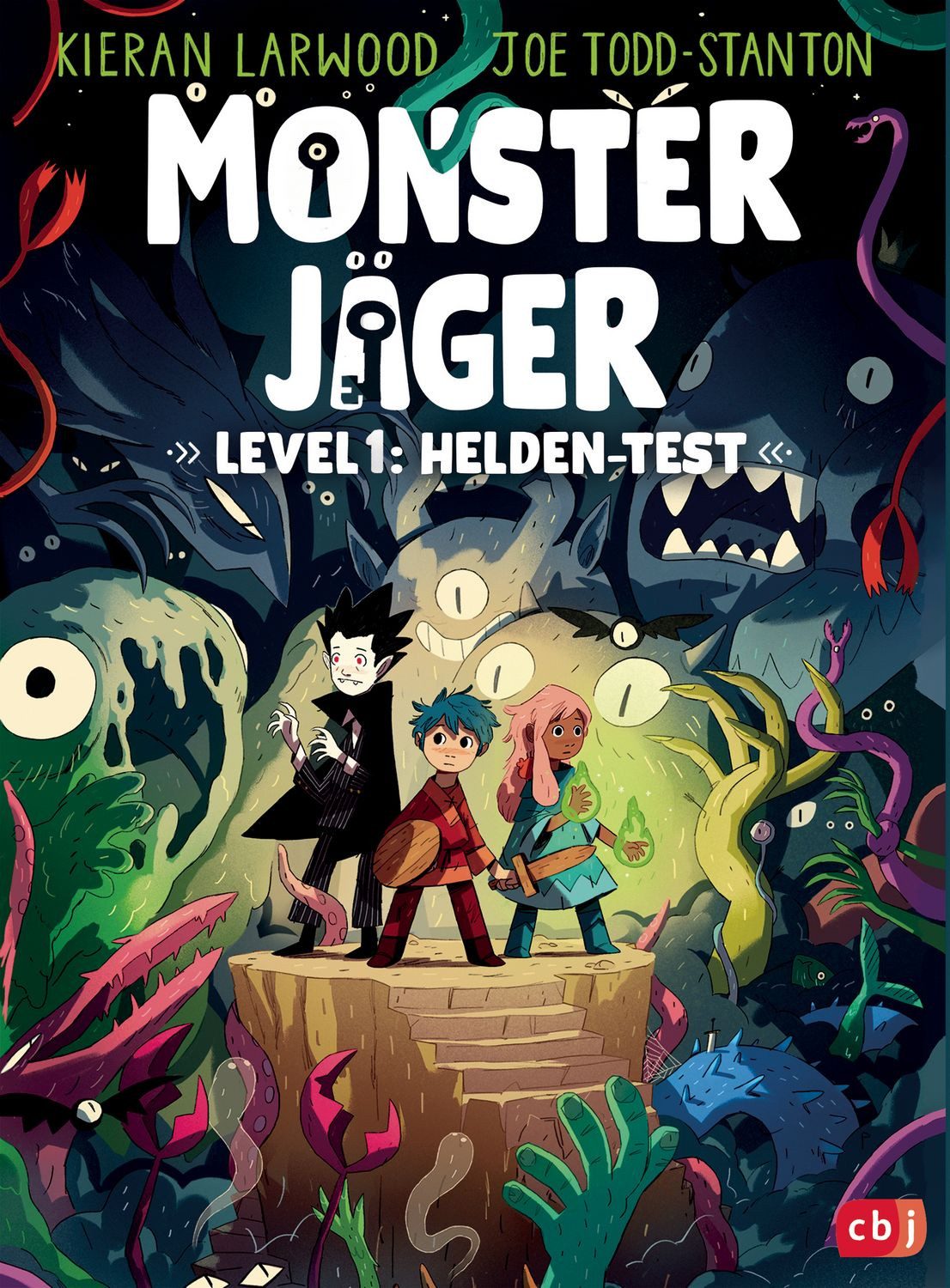 Kinderbuch Monsterjäger Level 1: Der Helden-Test - Spannende Geschichten mit viel Kieran Larwood