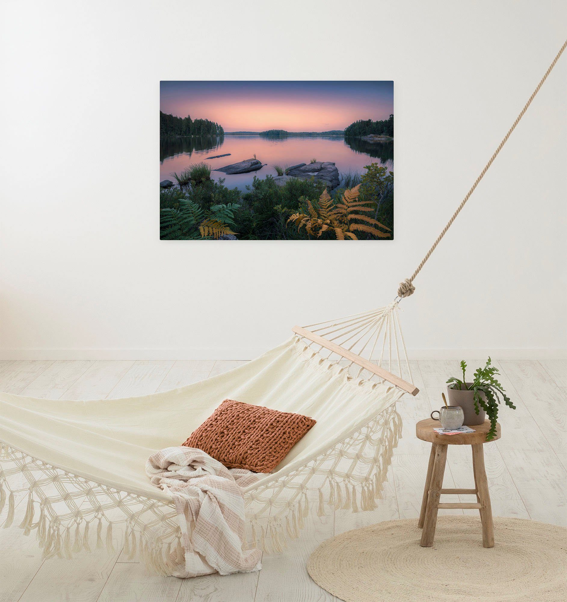 Leinwandbild Swedish Blues - Größe 90 x 60 cm