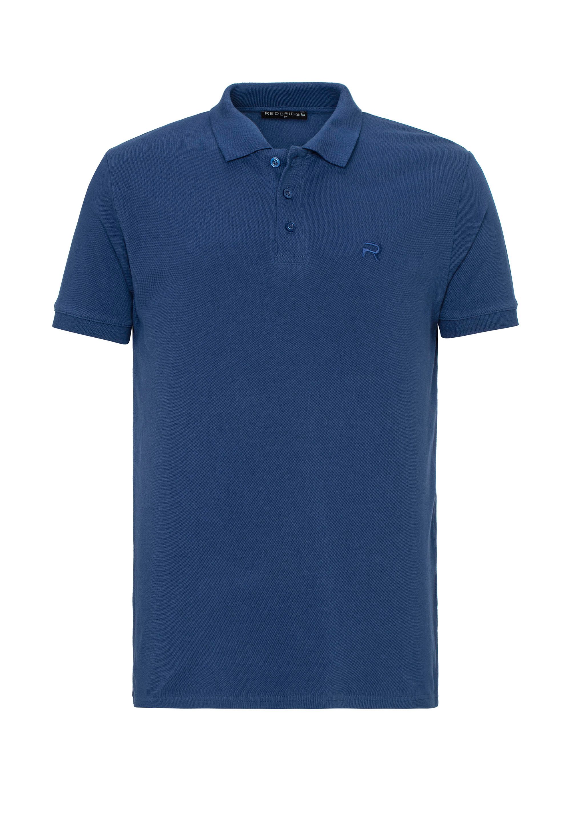 RedBridge Poloshirt mit Logo-Stickerei – Klassischer Kragen, Regular Fit, Baumwolle